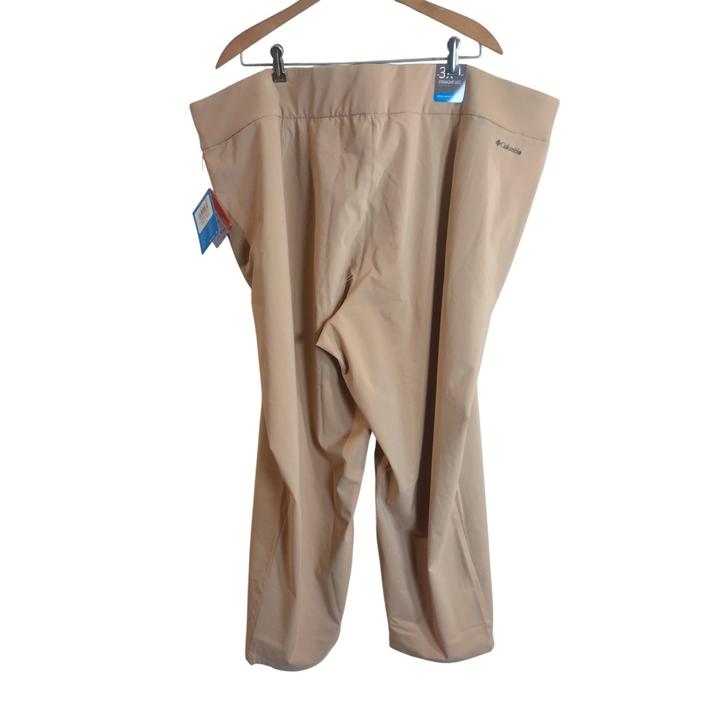 Columbia All Seasons Pull-On Pants Womens 3X Tan Khaki Straight Leg AW3683 NEW - Picture 8 of 9